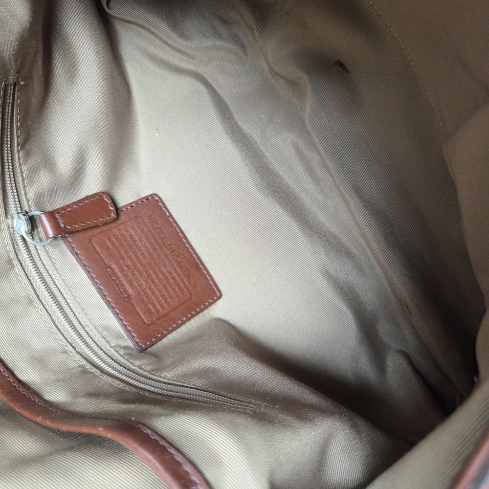 Coach Vintage Y2K Soho Pleated Flap Shoulder Bag Walnut - Picture 16 of 16
